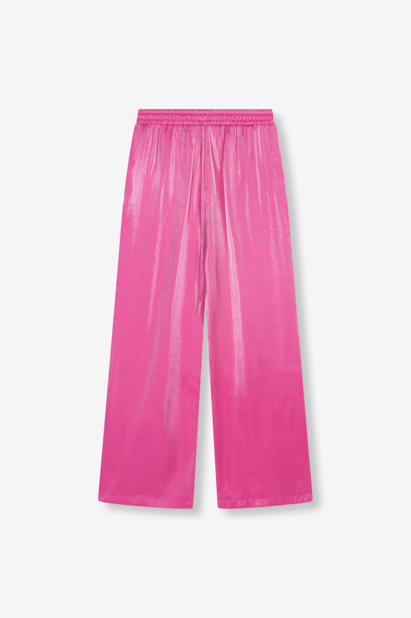 Shine Wide Leg Pants- Bright Pink