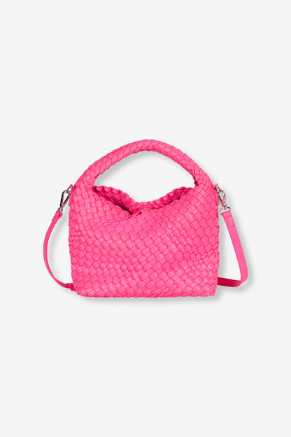 Braided Faux Leather Bag