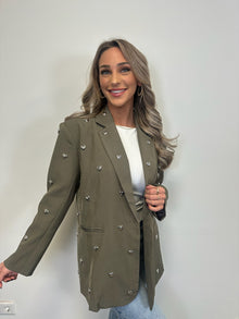 Blazer Heart - Khaki/Taupe