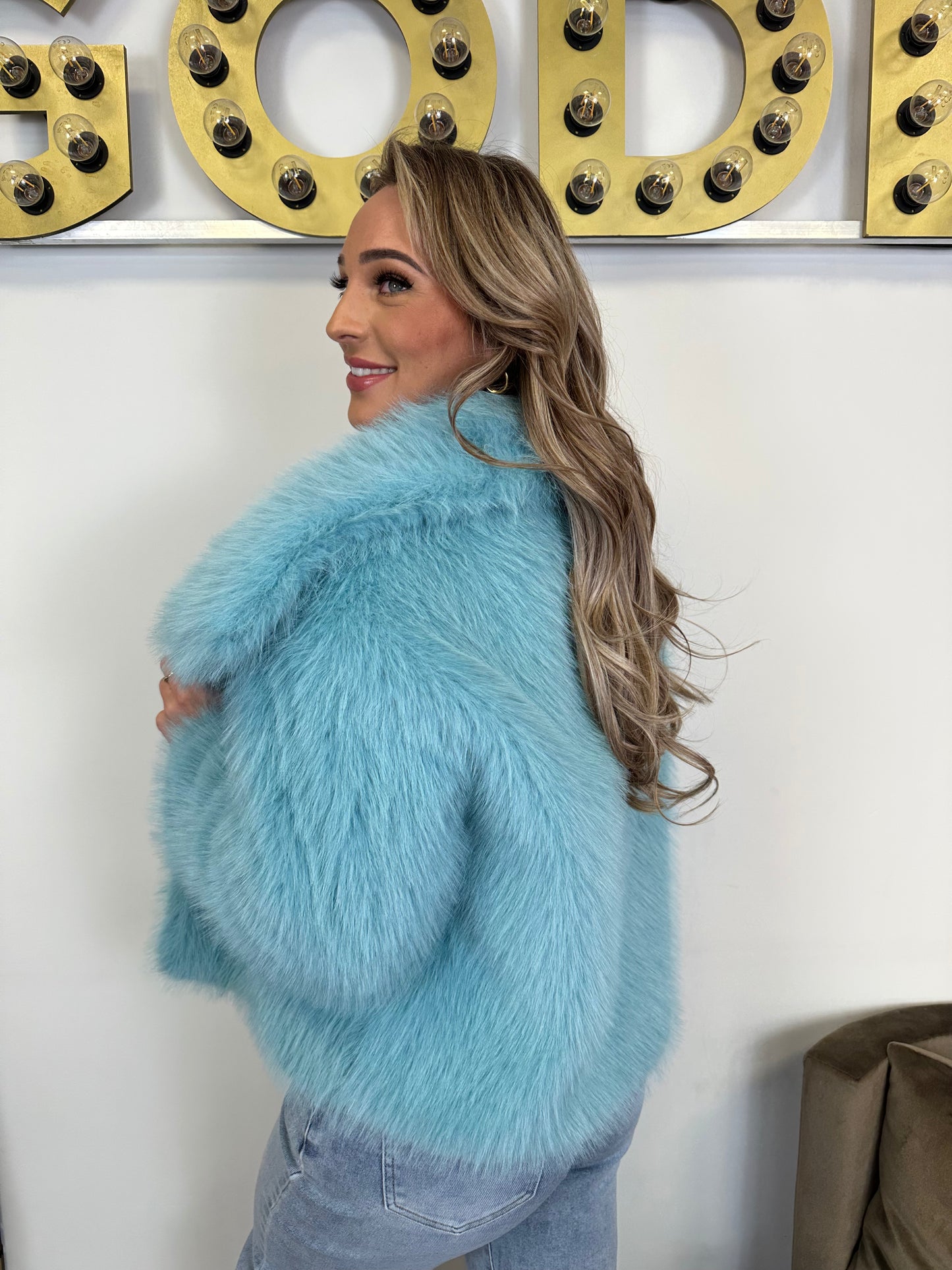 Coat Lizzy - Turquoise